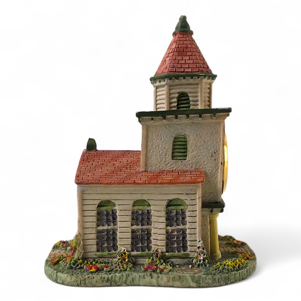 Vintage Nikko Quartz Church Clock Figurine – Hand-Painted Architectural... - Picture 3 of 7